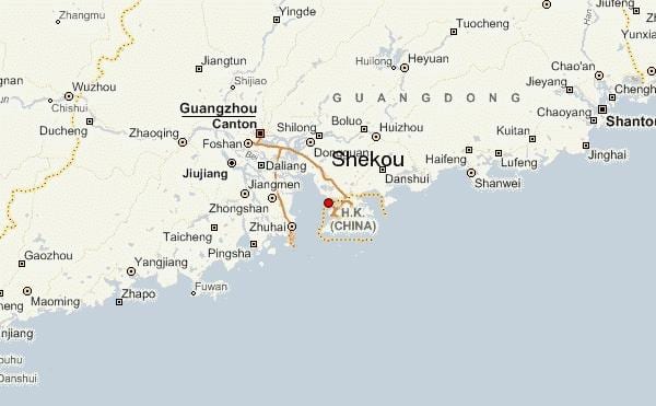 shekou Kina kart