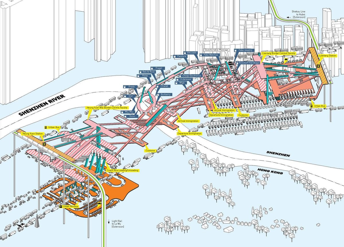 kart over Shenzhen 3d