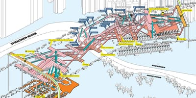 Kart over Shenzhen 3d