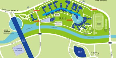 Kart av Shenzhen universitet